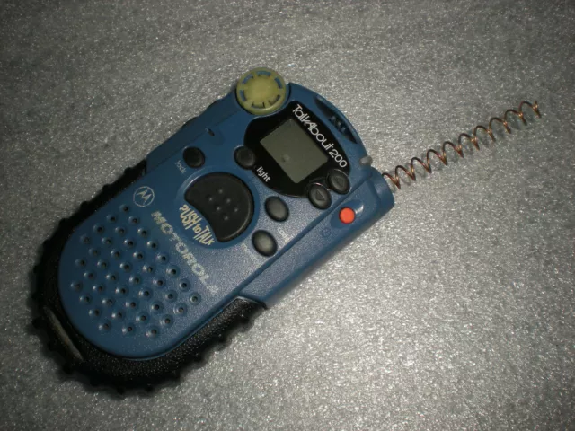 Only One Motorola TalkAbout 200 Walkie Talkie Two-Way Radio NO ANTENNA COVER