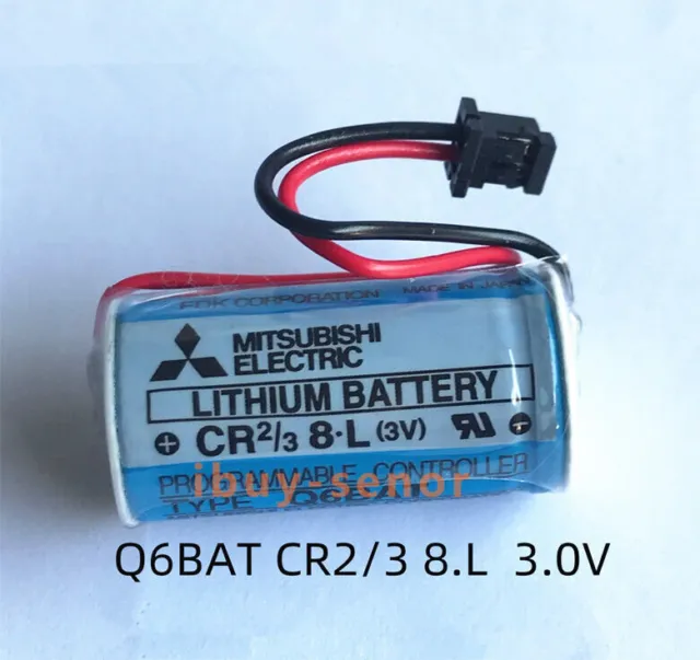1PC  MELSEC-Q PLC battery CR2/38.L Q6BAT CR2/3 8.L 1700mah