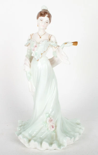 Coalport Damenfigur Clementine 'Debüt in Paris' Made in England (Ltd Edition)