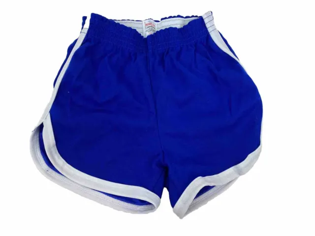 Vintage Small Gym Shorts Royal/White Dodger NWOT 70s 80s Unisex Dolphin Orlon