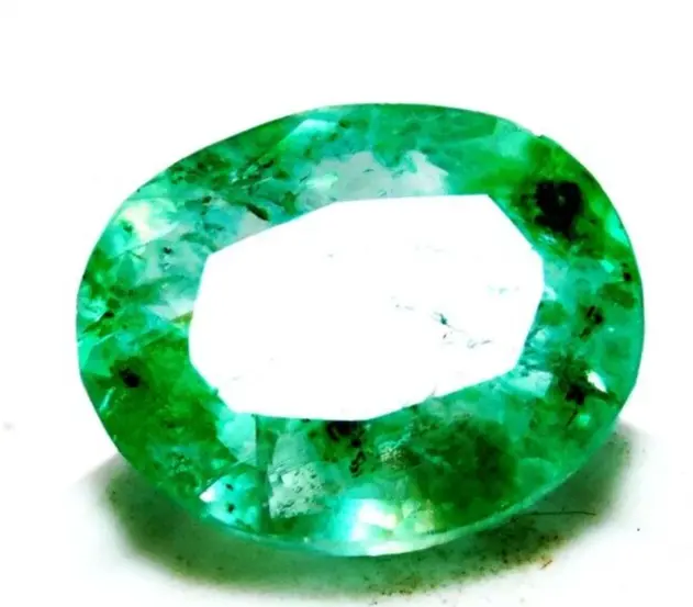 OVAL cut 13.85 Cts NATURAL COLOMBIAN EMERALD LOOSE GEMSTONE GM1902