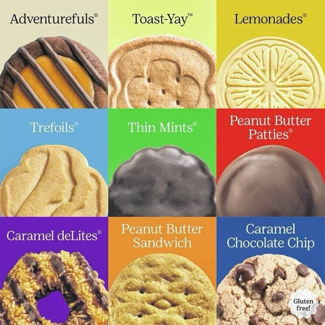 2025 GIRL SCOUT Cookies - ABC Bakers - ALL FLAVORS!! 🍪🍪🍪 £5.42 ...
