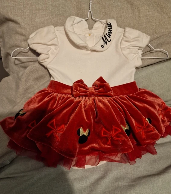Disney store baby girl Minnie outfit bodysuit size 9- 12 months
