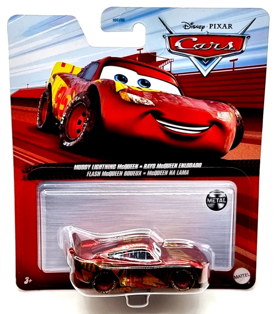 MATTEL DISNEY PIXAR Cars 1:55 Auto GKB35 Muddy Lightning McQueen EUR 13 ...