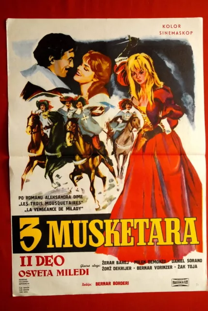 3-muskeeters-milady-mylene-demongeot-1961-gerard-barray-rare-exyu-movie