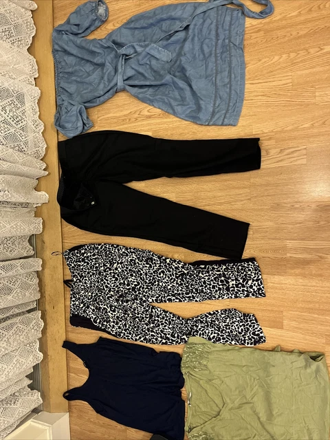 Ladies Clothes Bundle Size 10 M&S Zara Dress Top Trousers 5 Items