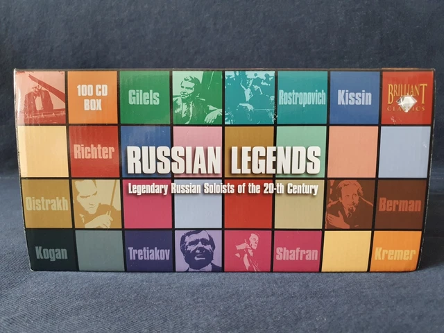 ⭐︎RUSSIAN LEGENDS 100 CD BOX ⭐︎RUSSIAN LEGENDS 100 CD BOX