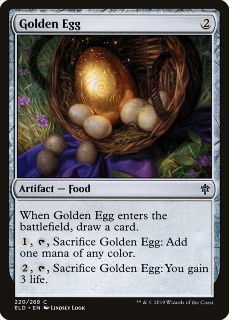 Golden Egg [Throne of Eldraine] Magic MTG