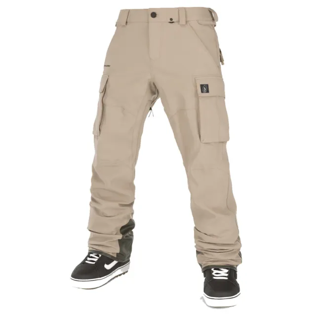 Volcom New Articulated Dark Khaki Mens 15K 2023 Snowboard Pants
