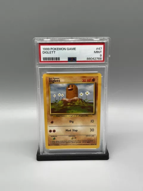 1999 Pokémon TCG Base Set Diglett #47 Englisch PSA9