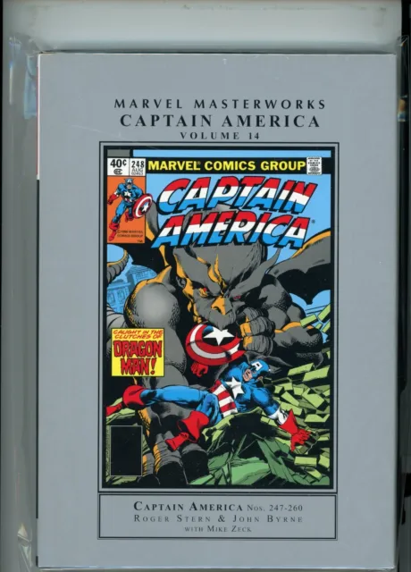 marvEL MASTERWORKS CAPTAIN AMERICA VOL 14 NM 9.6 HARDCOVER SENSATIONAL COVER