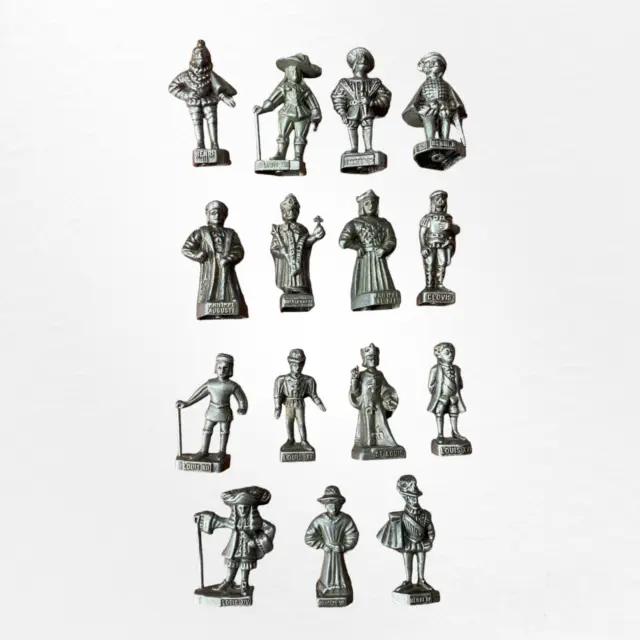 Lot de 15 figurines des Rois de France en plomb STARLUX