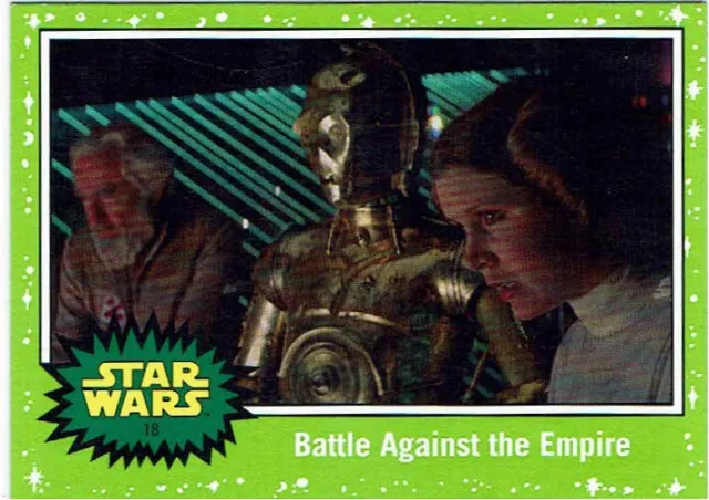 Star Wars Journey to the Rise of Skywalker Topps Green Parallel Base Card #18