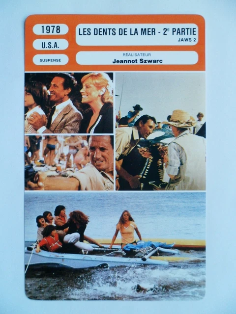 Affiche 1978 LES DENTS DE LA MER 2ème partie 40x60