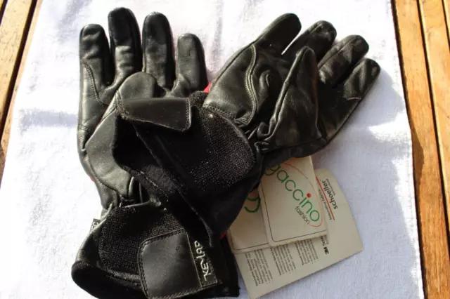 Motorradhandschuhe Leder Schoeller Keprotec mit Kevlar Damen Gr.6 2