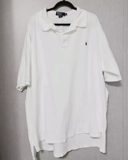 Polo Ralph Lauren Mens 3XLT Shirt Big & Tall Cotton Classic Fit White *Read