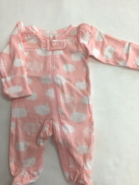 Preemie baby girl footie Just One You by Carter’s so dainty