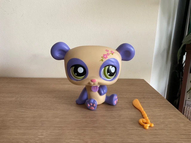 my Littlest Petshop pet shop LPS jumbo 5 purple monkey singe deco pet violet : Achat occasion | Figurines Littlest Petshop Vert Plastique 6 ans - 8 ans Bon état
