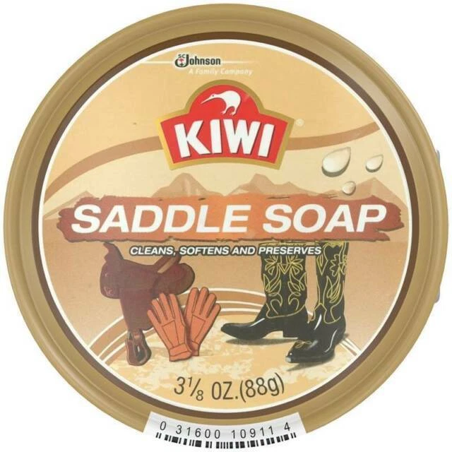Kiwi Saddle Soap, 3.125 Ounce