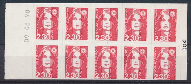 TIMBRE DE FRANCE Carnet des Différentes Marianne Neuf Luxe EUR 12,00 - FR