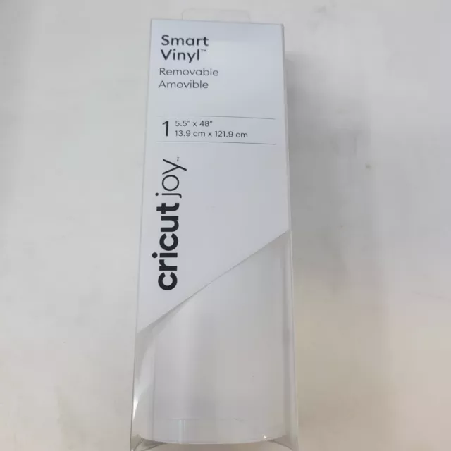 Cricut Joy Removable Smart Vinyl 5.5"X48" Roll White 2007156 c1