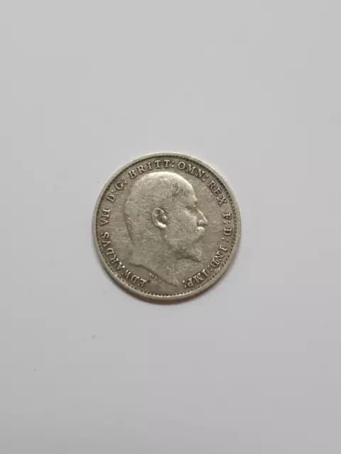 King Edward V11. Silver Maundy 3 Pence 1905