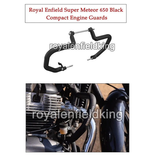 Garde-moteur Noir Pour Royal Enfield Himalayan 650 - Référence KXA00437, Neuf