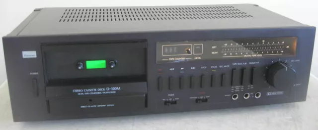 Sansui Stereo Cassette Deck Model- D-300M. Made in Japan