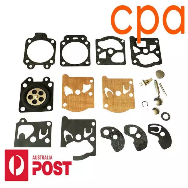 CARBY, CARBURETOR REPAIR REBUILD KIT K10 - WAT, for STIHL MS200T 020T 020AV. ...