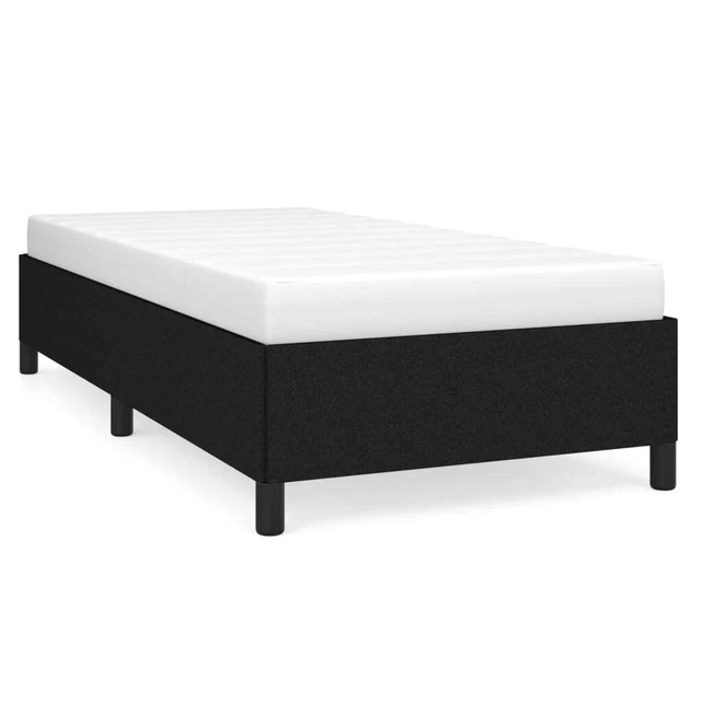 BED FRAME WITHOUT Mattress Black 90x190 cm Single Single Fabric £187.64
