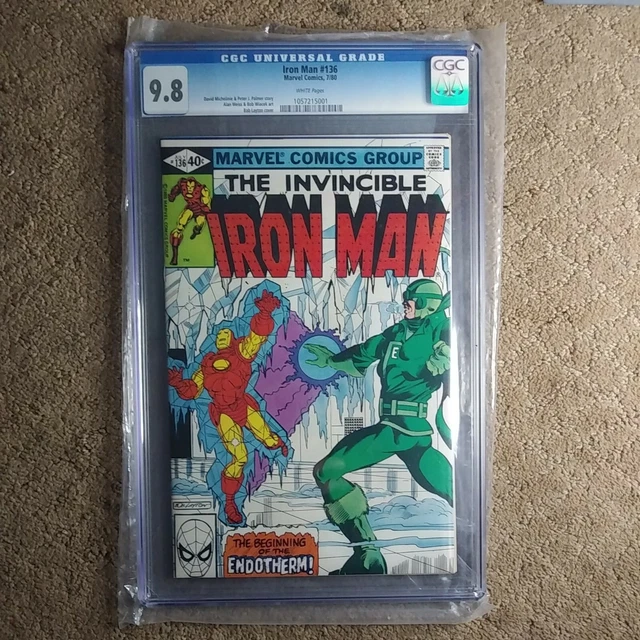 CGC 9.8 The Invincible Iron Man #136 July 1980 Marvel Comics! AMAZING CONDITION!