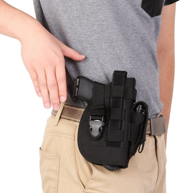 Fondina Coscia Gamba Universale Tattica – Portapistola Drop-Leg In Poliestere Per Softair, Aria Soft, Caccia