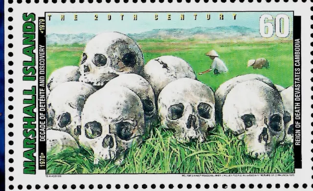 Kambodscha Roten Khmer Pol-Pot Kriegsverbrechen Marke Marshallinseln Postfrisch