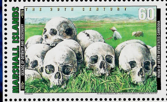 Kambodscha Roten Khmer Pol-Pot Kriegsverbrechen Marke Marshallinseln Postfrisch