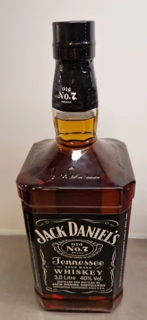 Jack Daniels No.7 Whisky 3 Liter Doppel-Magnum Großflasche 40% Jacky Daniel's 3L