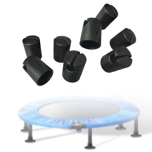 8Pcs Outdoor Trampoline Enclosure Pole Top Caps Pole End Caps