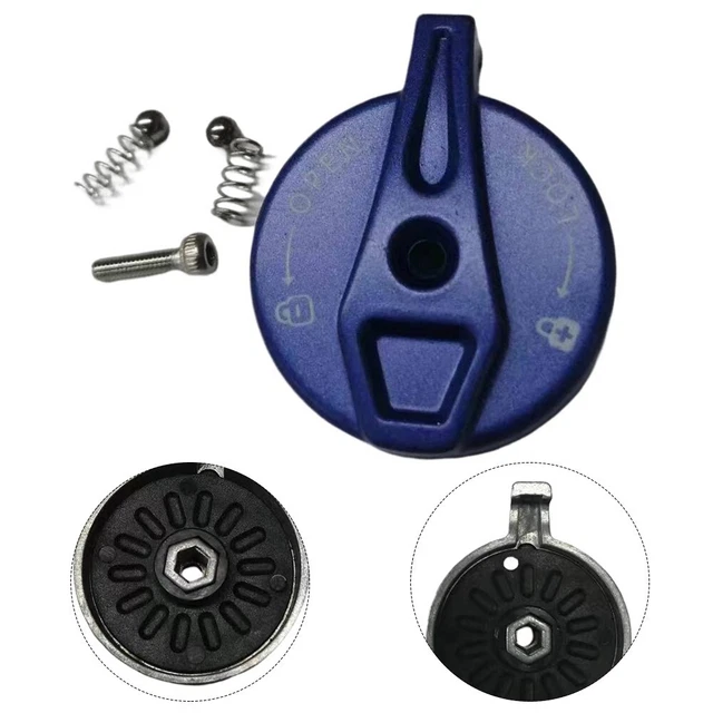 Commutateur De Verrouillage De Fourche VTT - Capuchons à Vis, Alliage Aluminium, Rouge