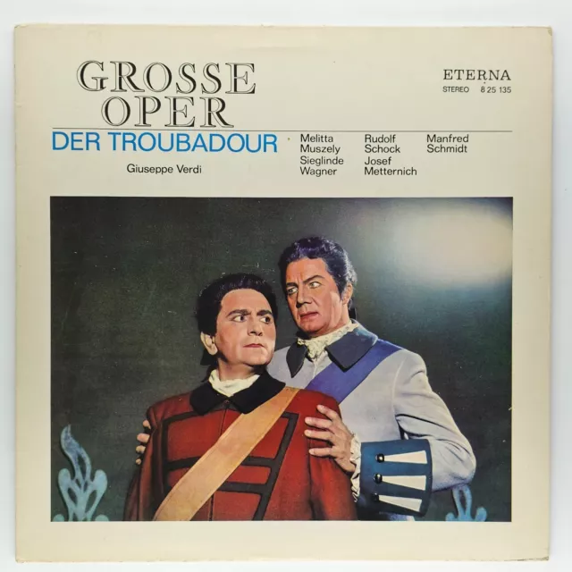 Grosse Oper - Der Troubadour - Giuseppe Verdi - Schallplatte Vinyl LP 12"