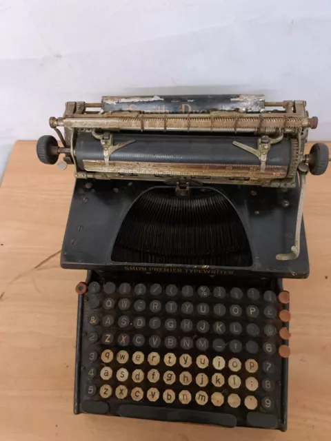 Máquina de escribir vintage Smith Premier n.o 10 c.1908-1915 - pieza de coleccionista sin probar
