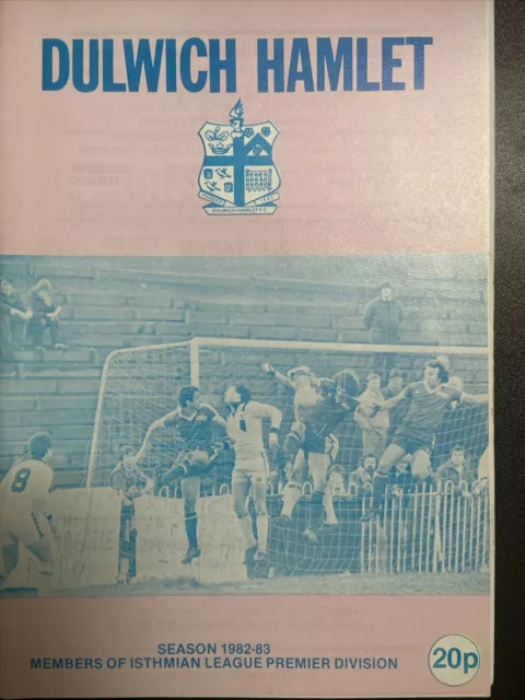 Dulwich Hamlet v Maidstone United(FA Trophy 2nd round replay82/3) 8/2/83