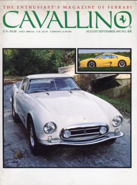 Cavallino Ferrari magazine no.64 250 GT Mille Miglia Peter Collins 348 Zagato