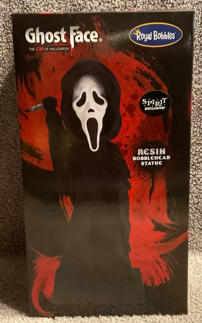 Spirit Exclusive Ghost Face Knife Bobblehead Royal Bobbles