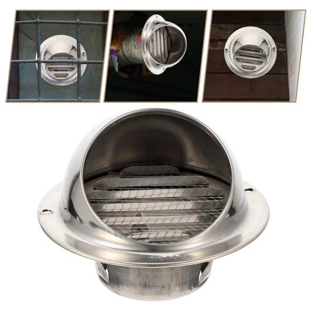PLASTIC VENT BATHROOM fan cover vent external extractor wall air outlet Wall £9.62 - PicClick UK
