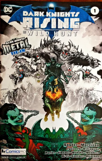 Dark Knights RISING the WILD HUNT #1 COMICSPRO EXCLUSIVE Variant METAL DC NM