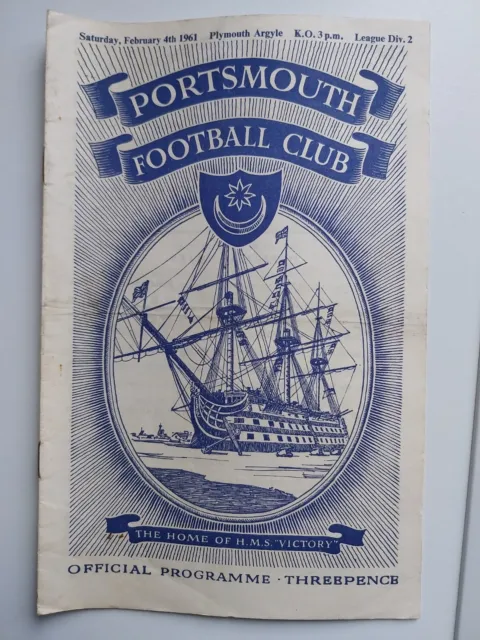 Portsmouth V. Plymouth - 4.2.61