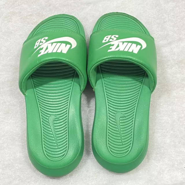 Nike SB Victori One Slides Lucky Green DR2018 300 Men’s Size 7