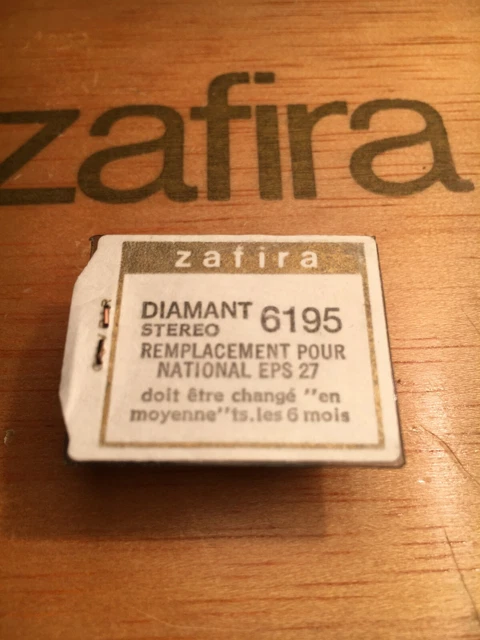 Aiguille Diamant Universelle Pour Platine Vinyle, Type EPS27 / Zafira National