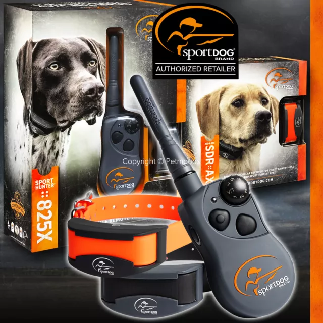 SportDOG SD-825X SportHunter Dog Training Collar Remote SDR-AXF 1/2 Mile 2 Dogs