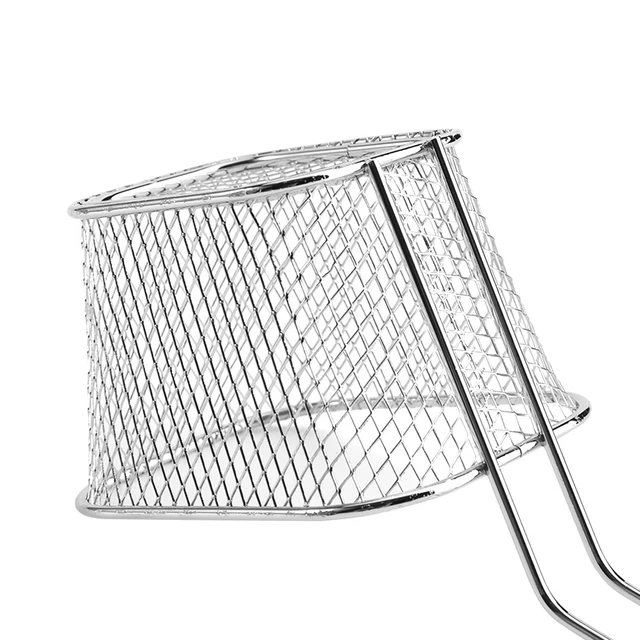 8Pcs Mini Stainless Steel Chips Deep Fry Baskets Food Presentation Strainer