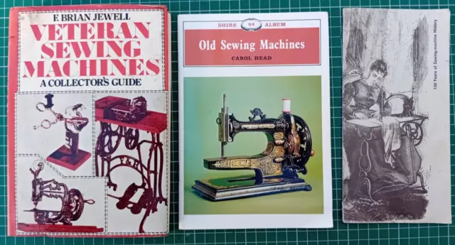 Veteran Sewing Machines - Jewell, Old Sewing Machines - Head + Bernina Leaflet